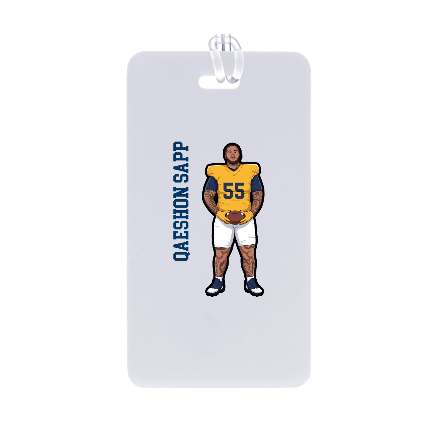 Bag Tag — Name Vertical in Classic