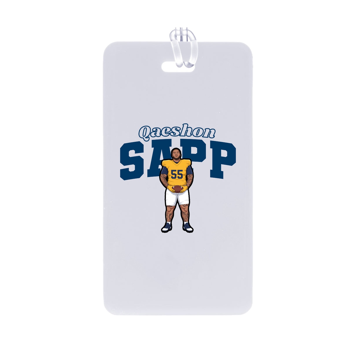 Bag Tag — Name Arch in Classic
