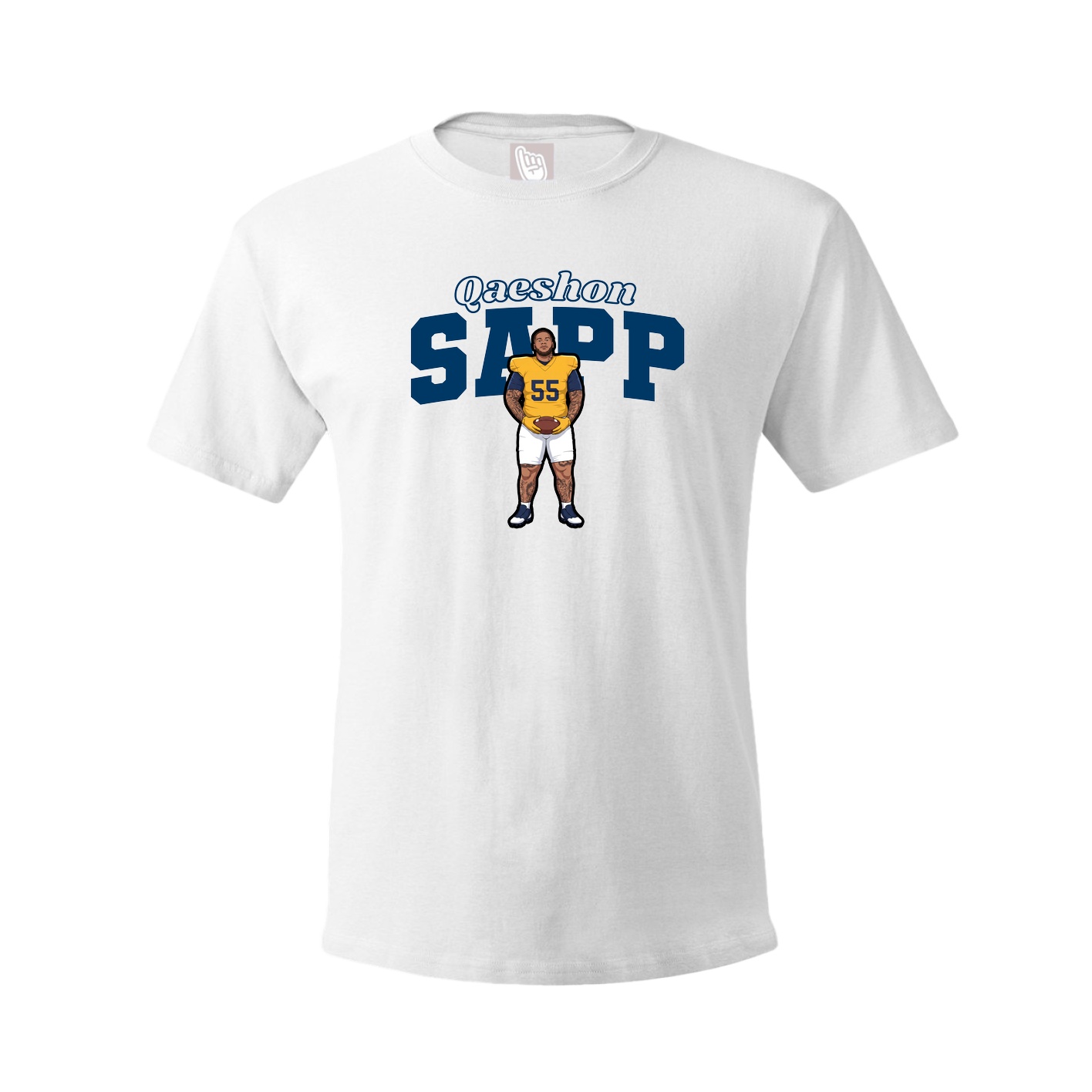 Tee — Name Arch in White