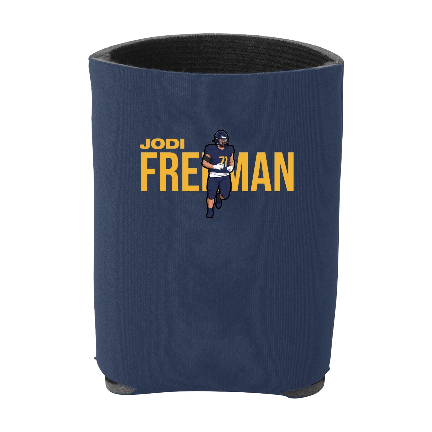 Can Holder — Player Name in Navy