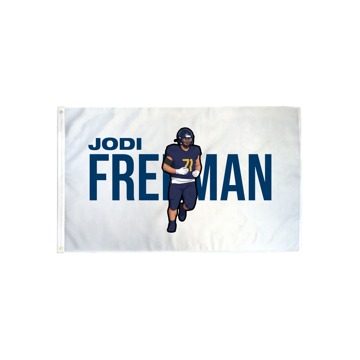 3x5 Flag — Player Name in Classic