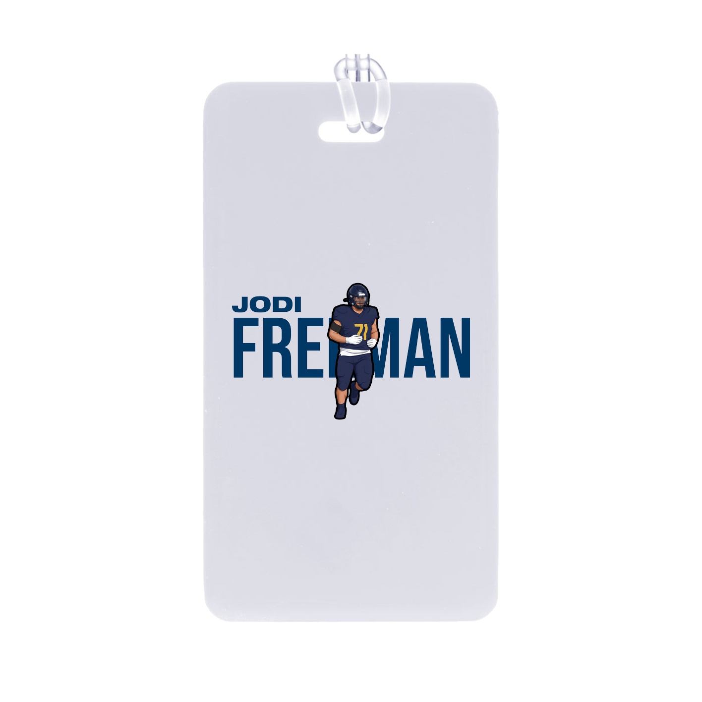 Bag Tag — Player Name in Classic