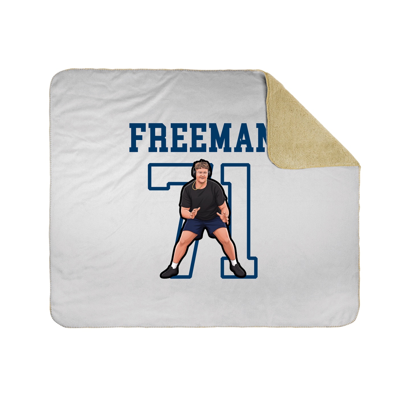Throw Blanket — Shirsey in White