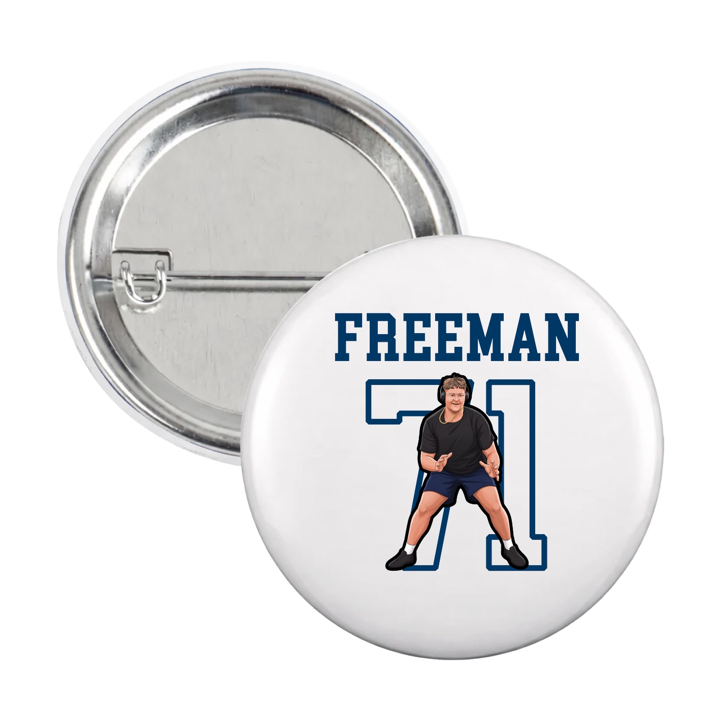 Game Day Button — Shirsey in White
