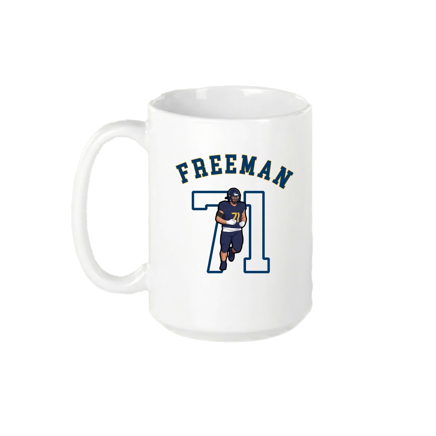 15oz Coffee Mug — Shirsey Arch in White