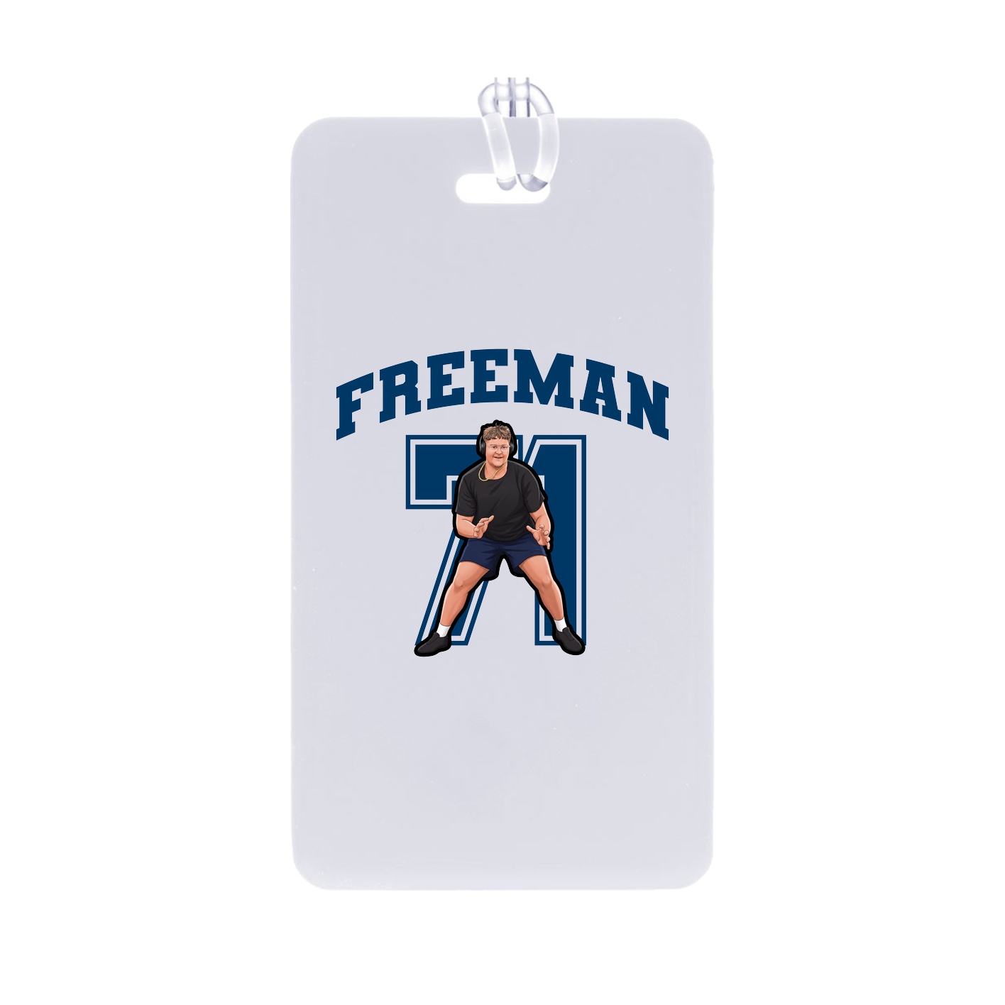 Bag Tag — Number in Classic