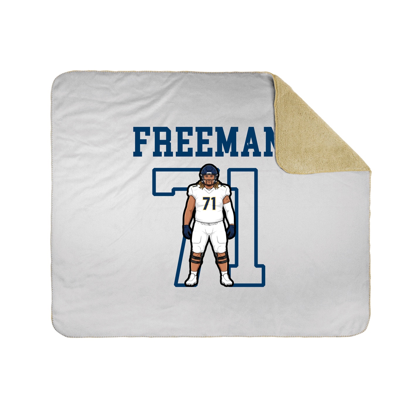Throw Blanket — Shirsey in White