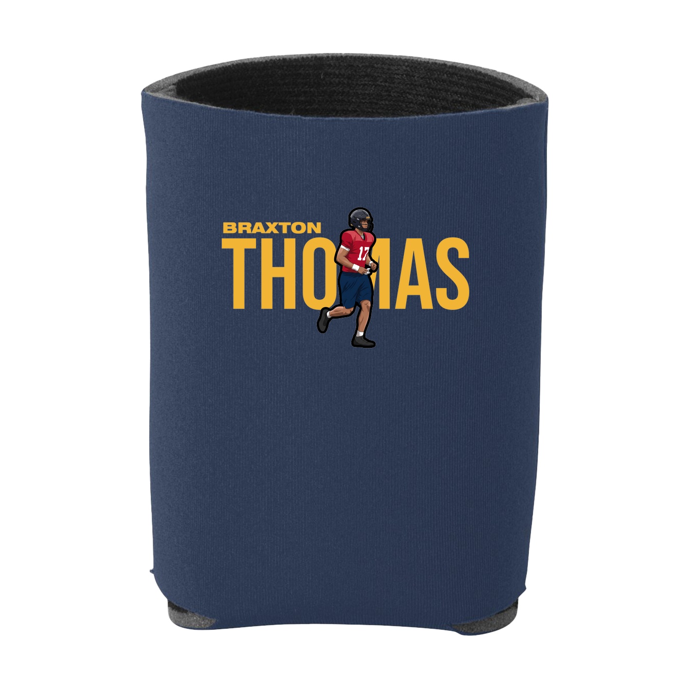 Can Holder — Player Name in Navy