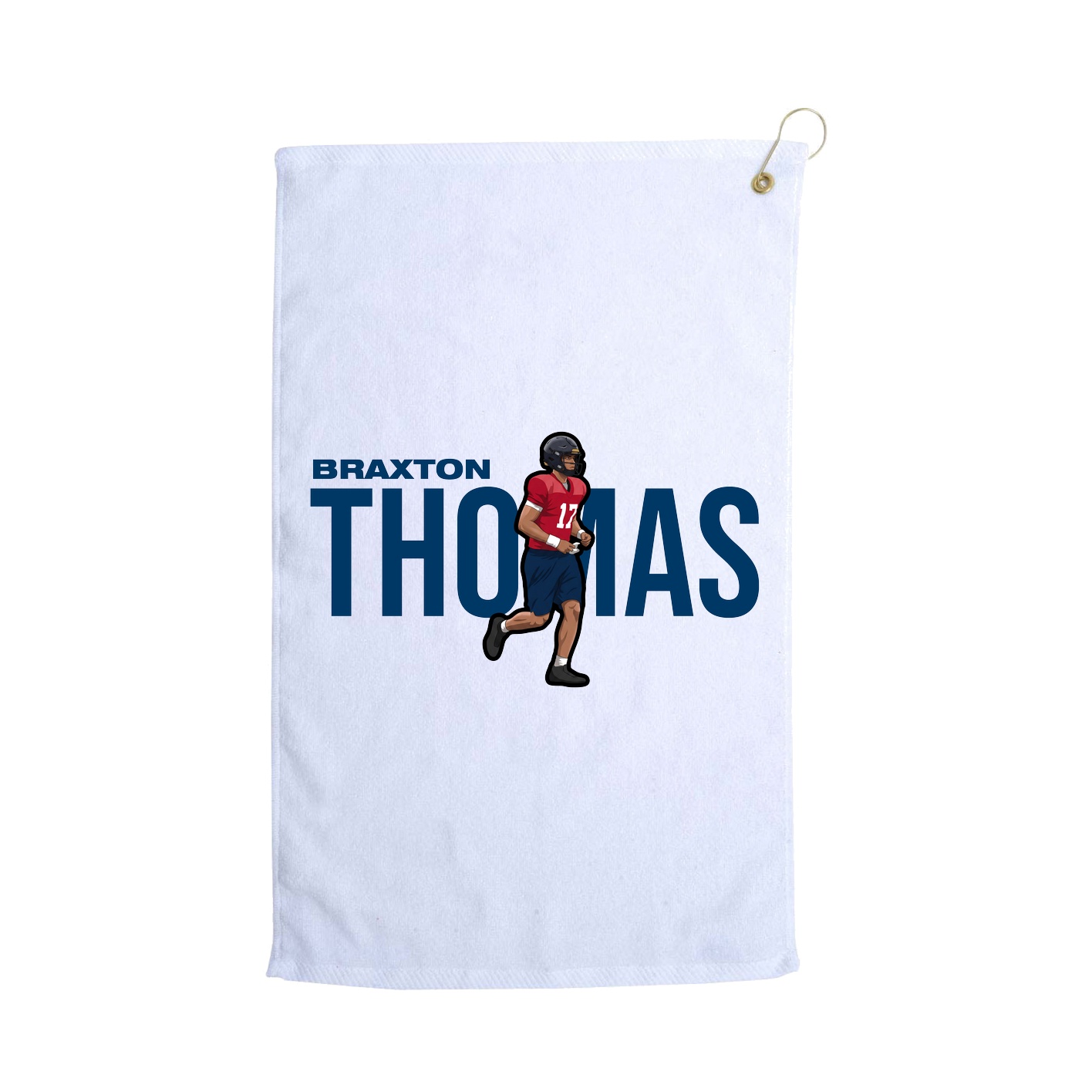 Golf Towel — Player Name in White