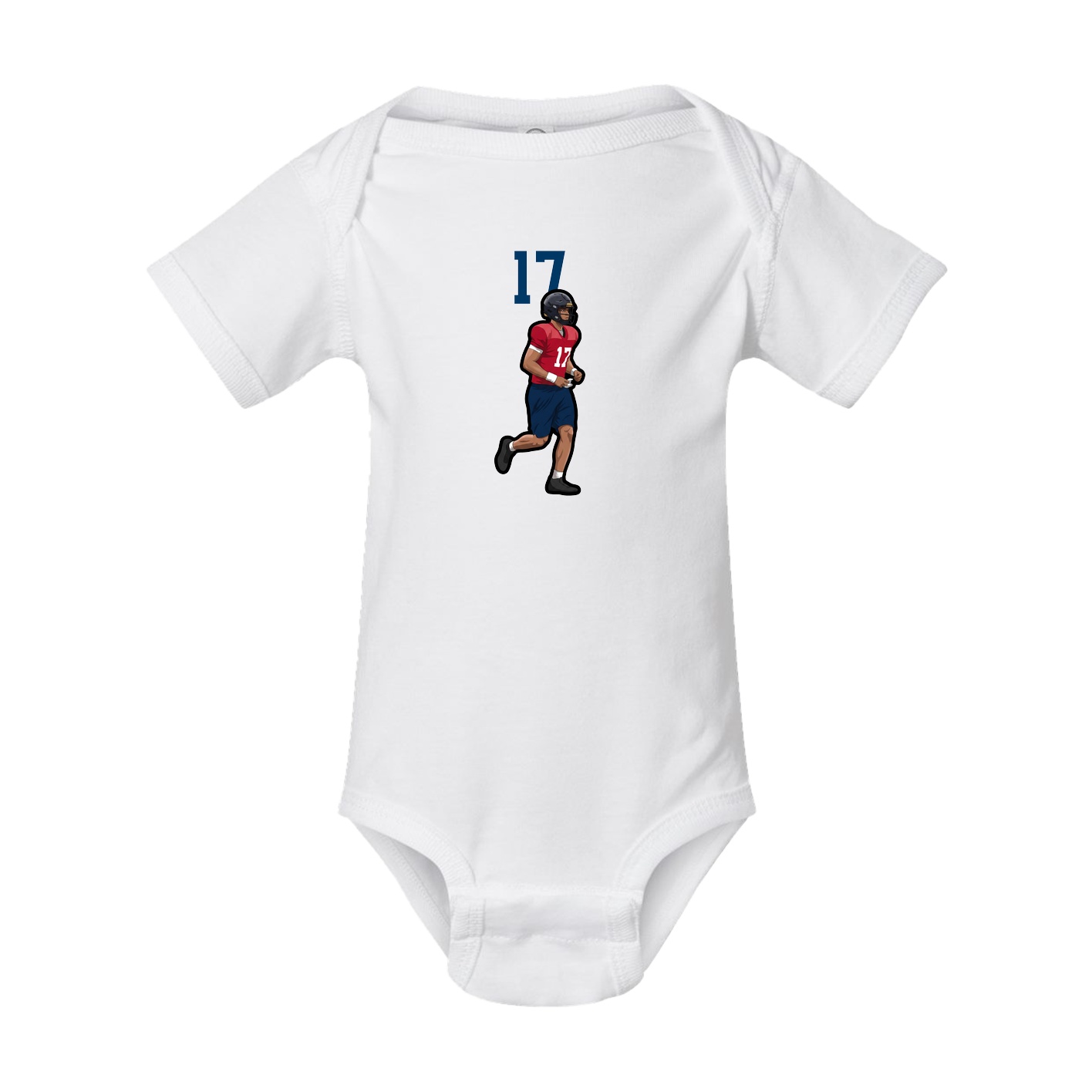 Baby Onesie — Number Top in White
