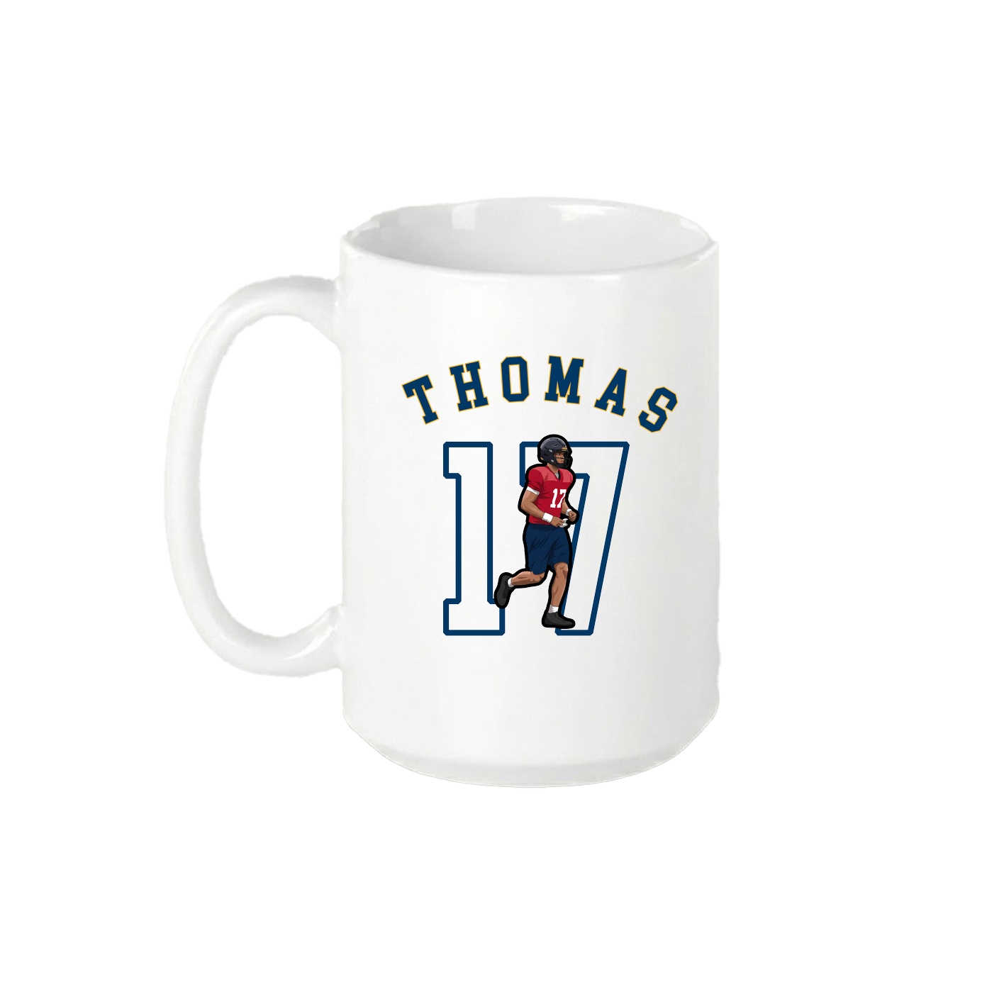15oz Coffee Mug — Shirsey Arch in White
