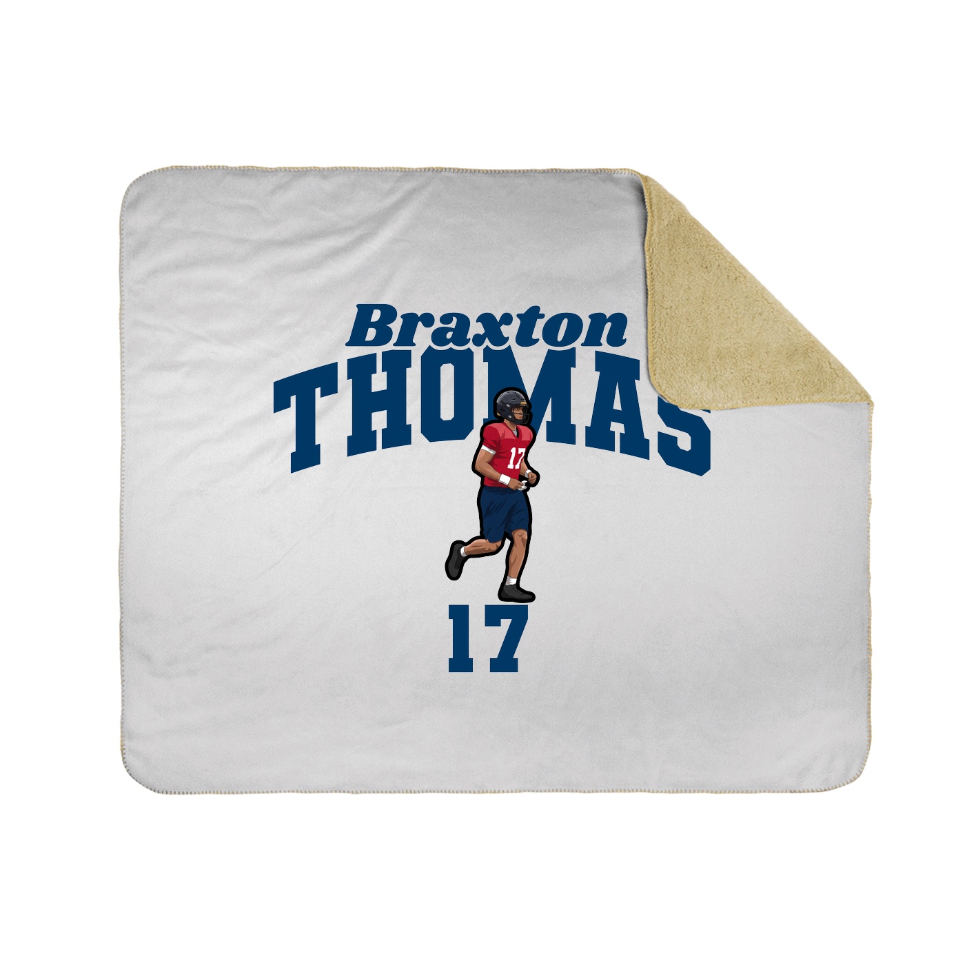 Throw Blanket — Signature Arch in White