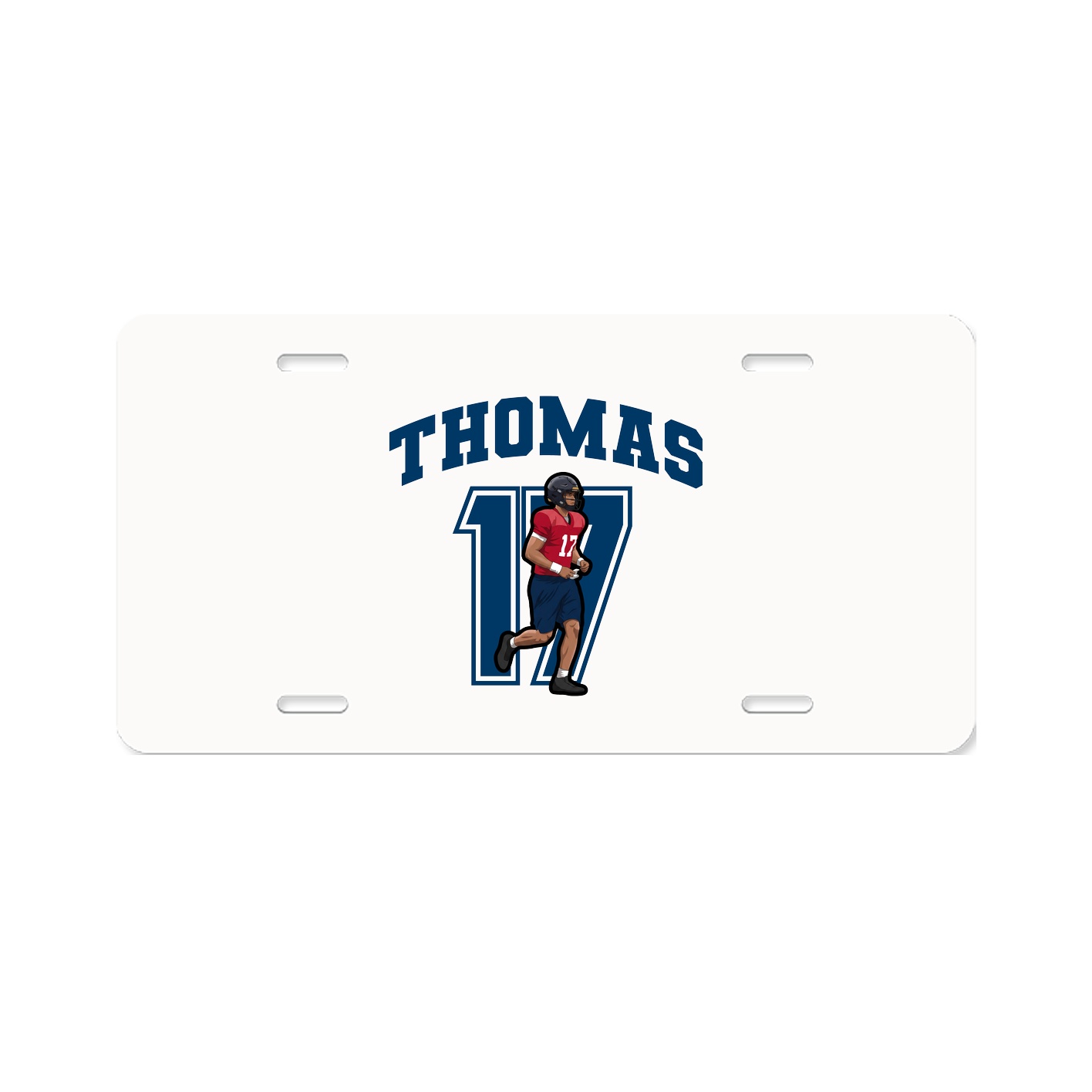 License Plate — Number in Classic