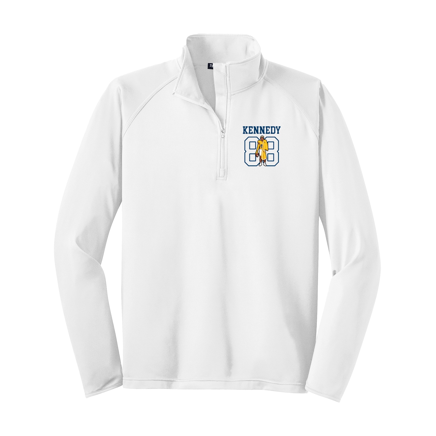 Q-Zip Pullover — Shirsey in White
