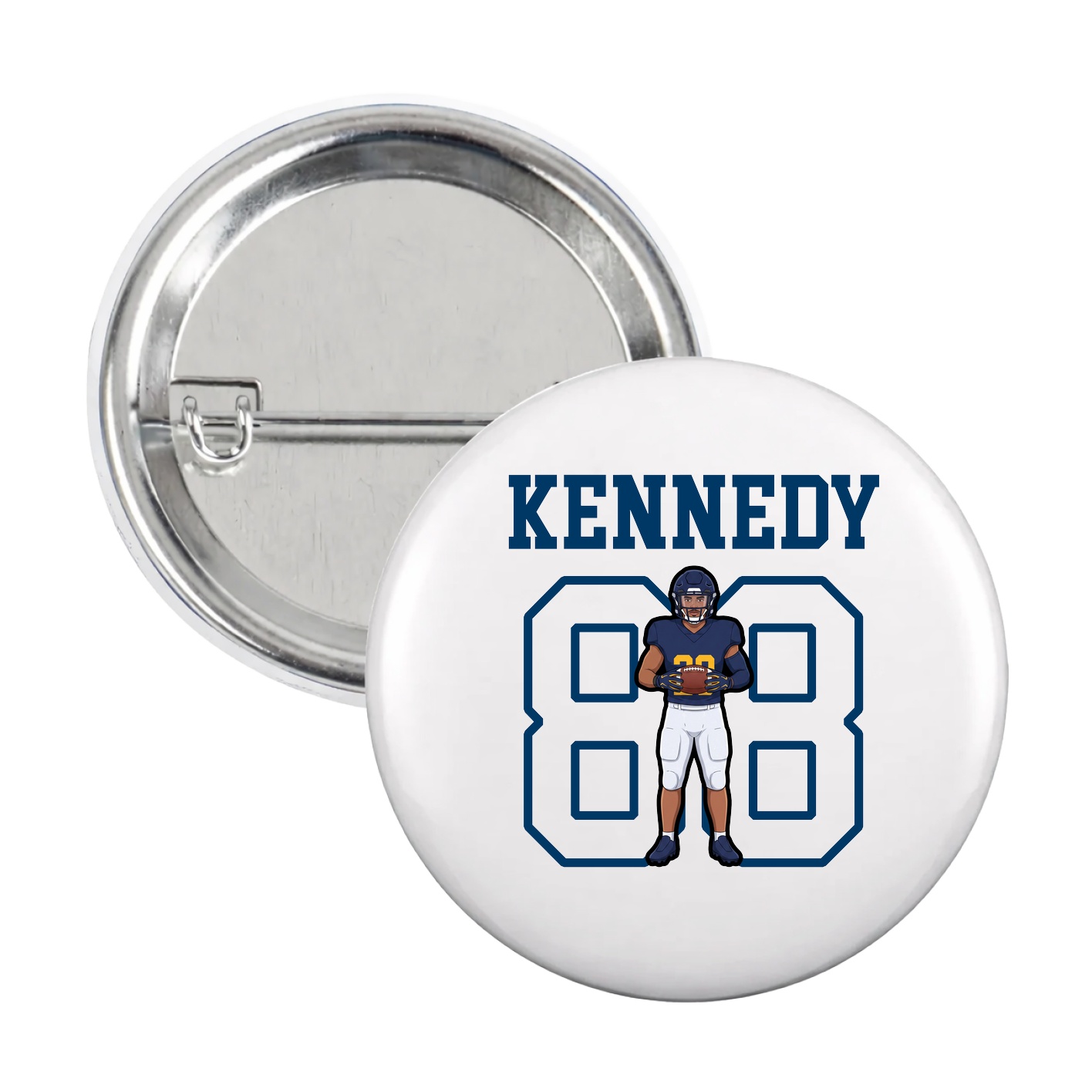 Game Day Button — Shirsey in White