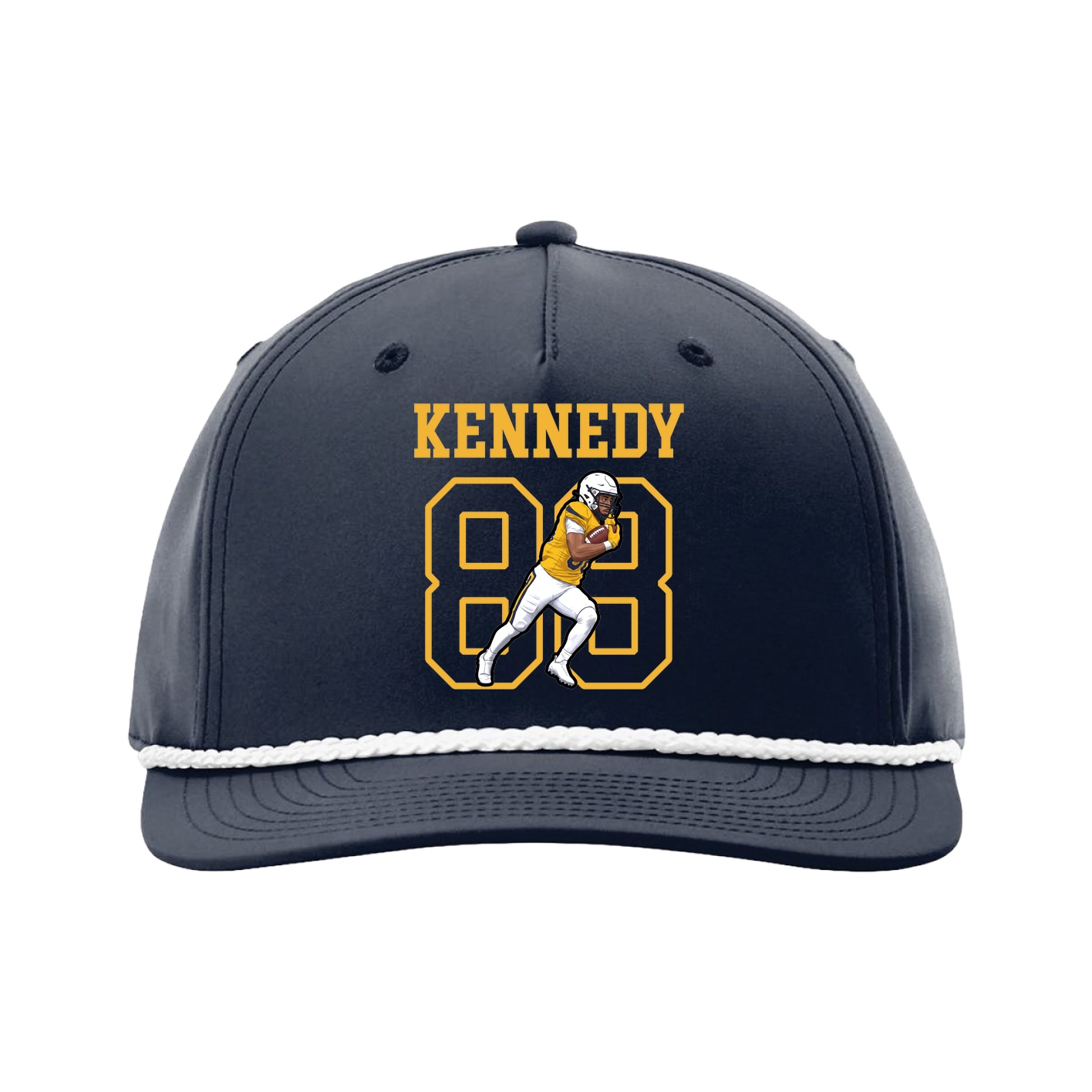 Five-Panel Classic Rope Cap — Shirsey in Navy