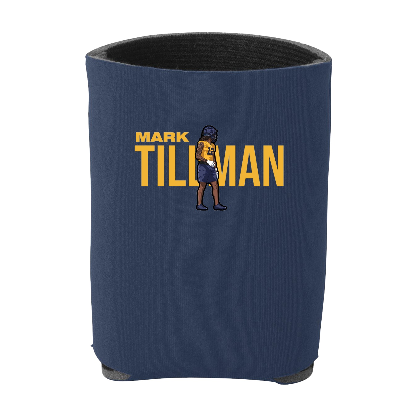 Can Holder — Player Name in Navy