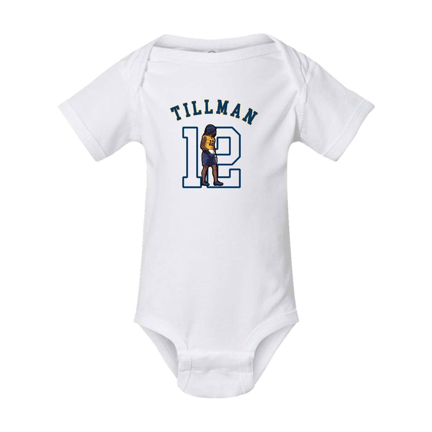 Baby Onesie — Shirsey Arch in White