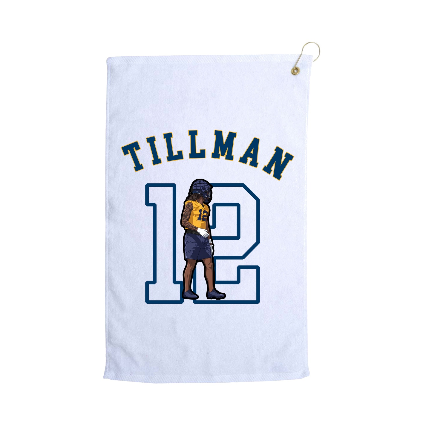 Golf Towel — Shirsey Arch in White