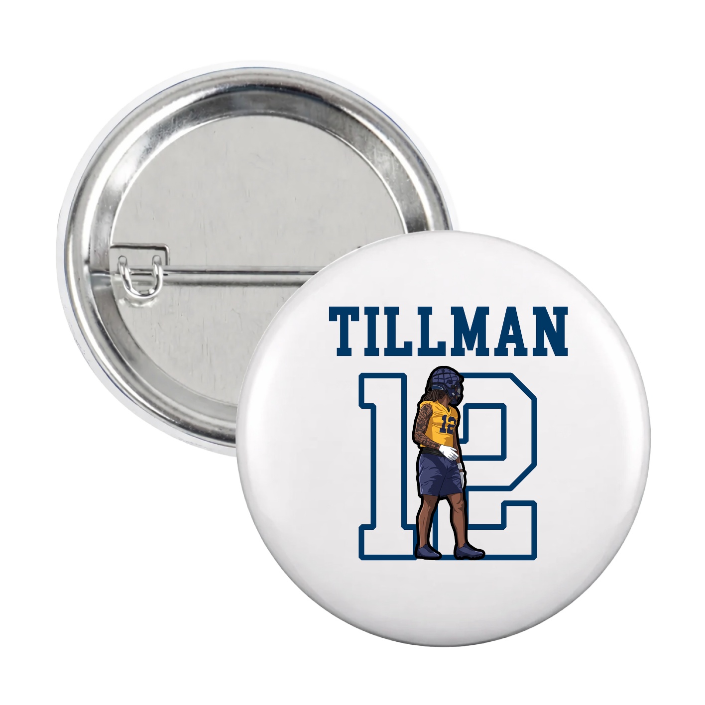 Game Day Button — Shirsey in White