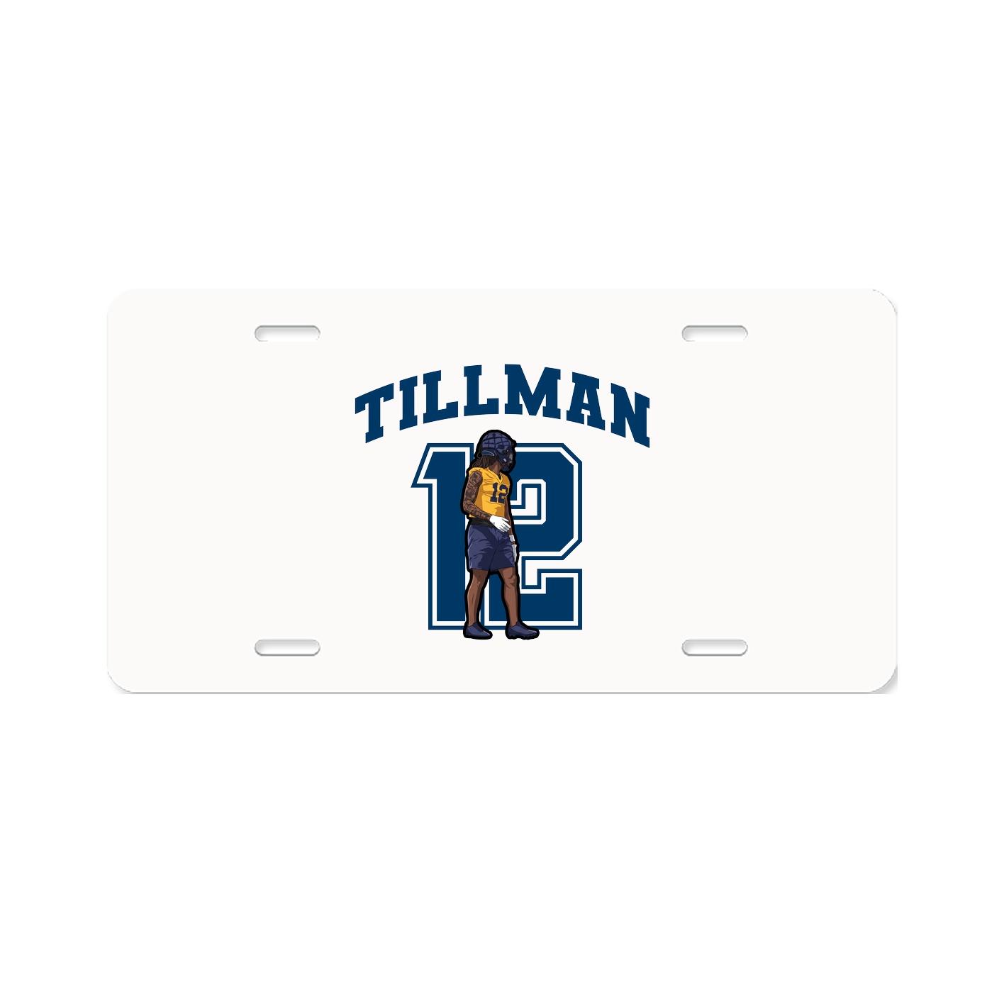 License Plate — Number in Classic