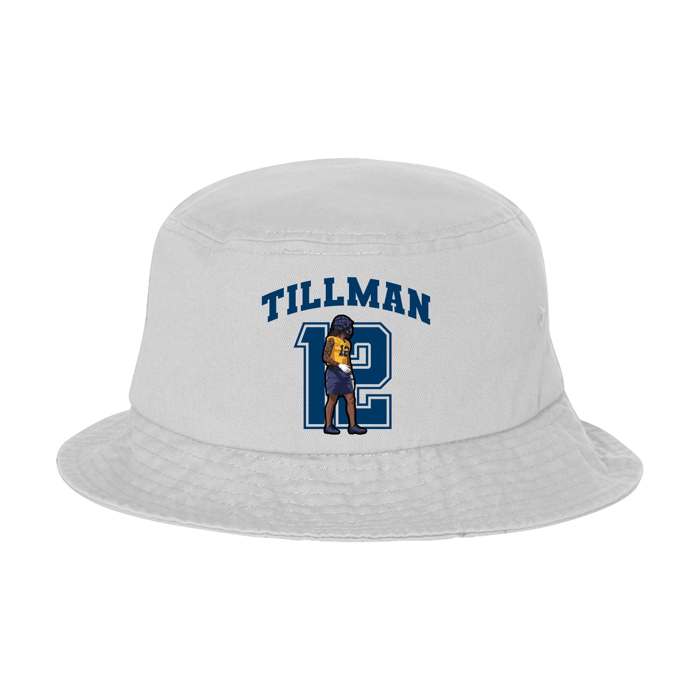 Bucket Cap — Number in White