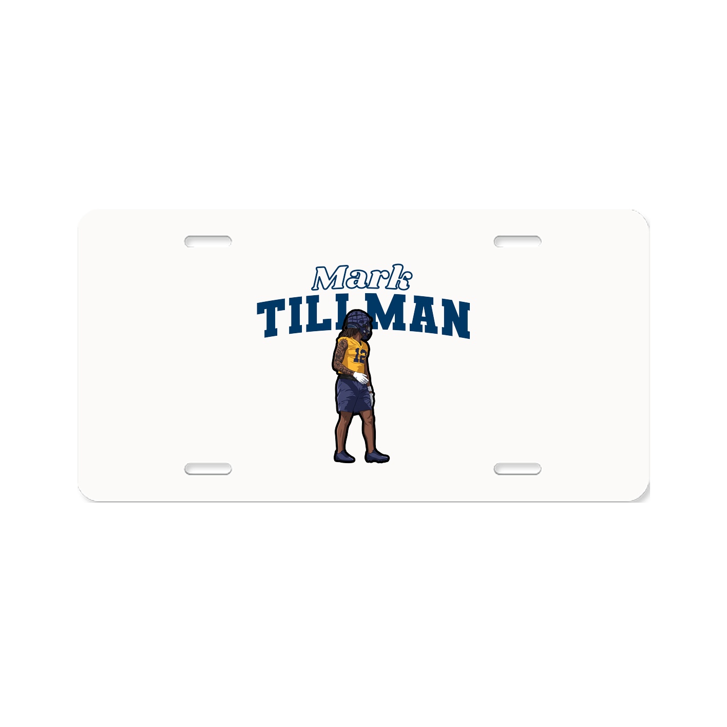 License Plate — Name Arch in Classic