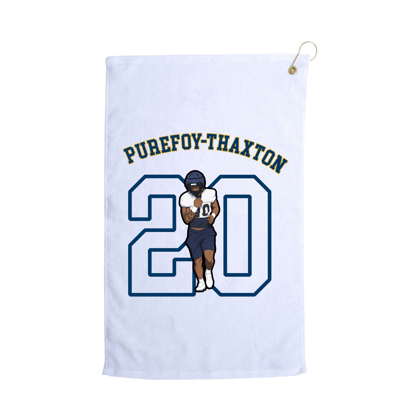 Golf Towel — Shirsey Arch in White