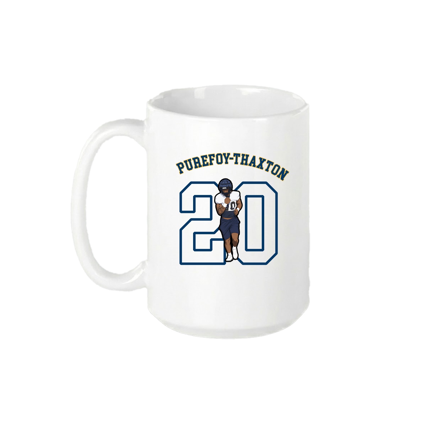 15oz Coffee Mug — Shirsey Arch in White