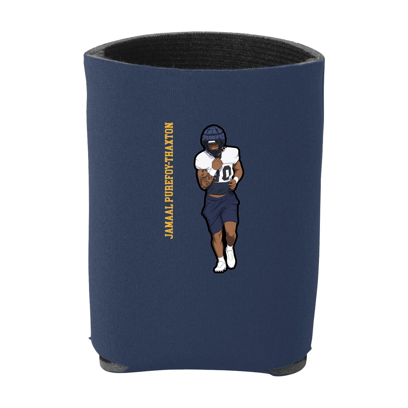 Can Holder — Name Vertical in Navy