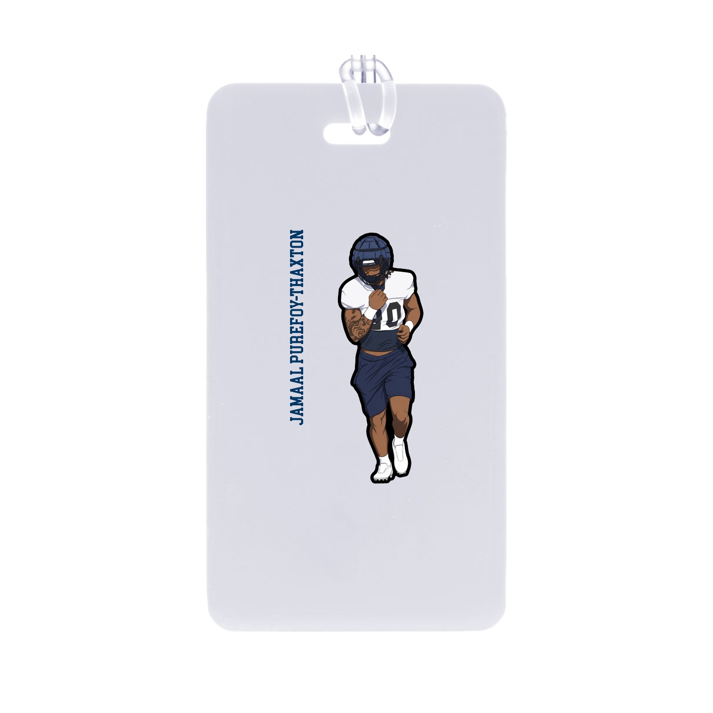 Bag Tag — Name Vertical in Classic
