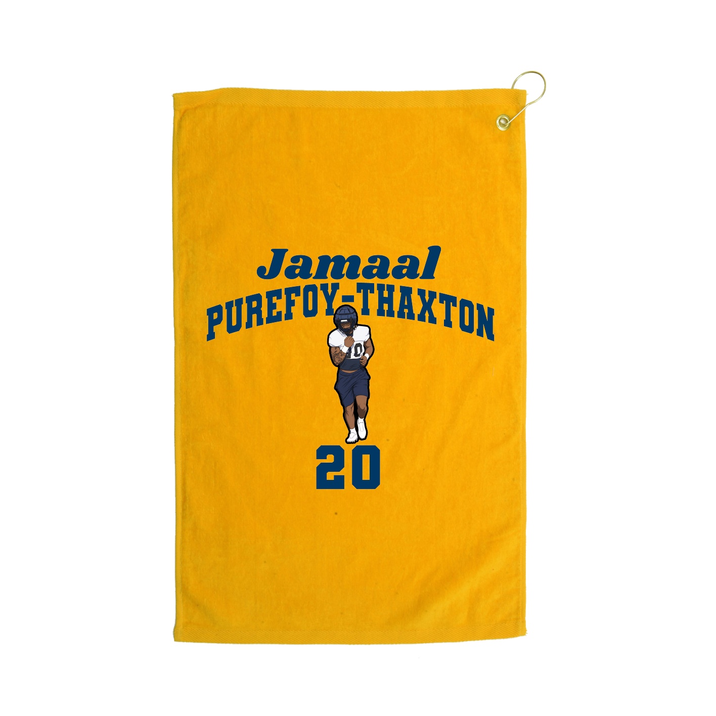 Golf Towel — Signature Arch in Gold