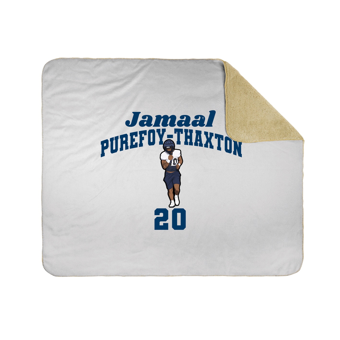 Throw Blanket — Signature Arch in White
