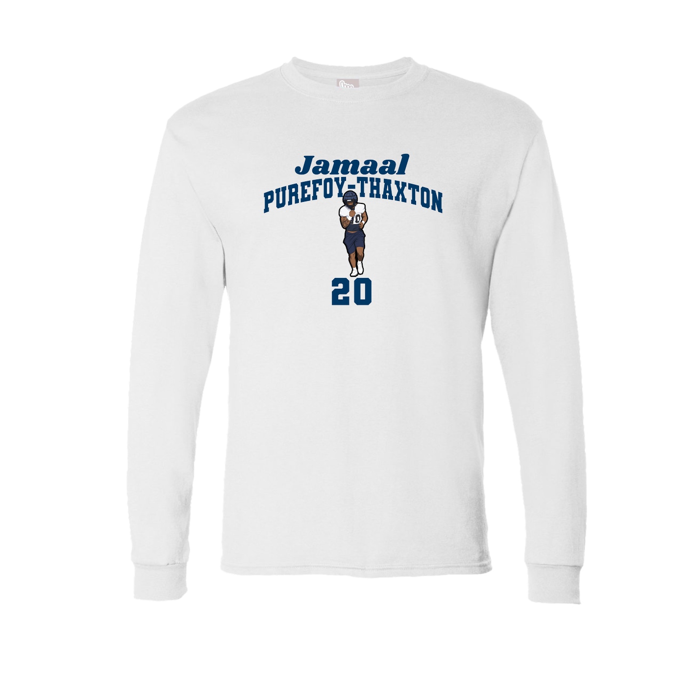 Long Sleeve Tee — Signature Arch in White