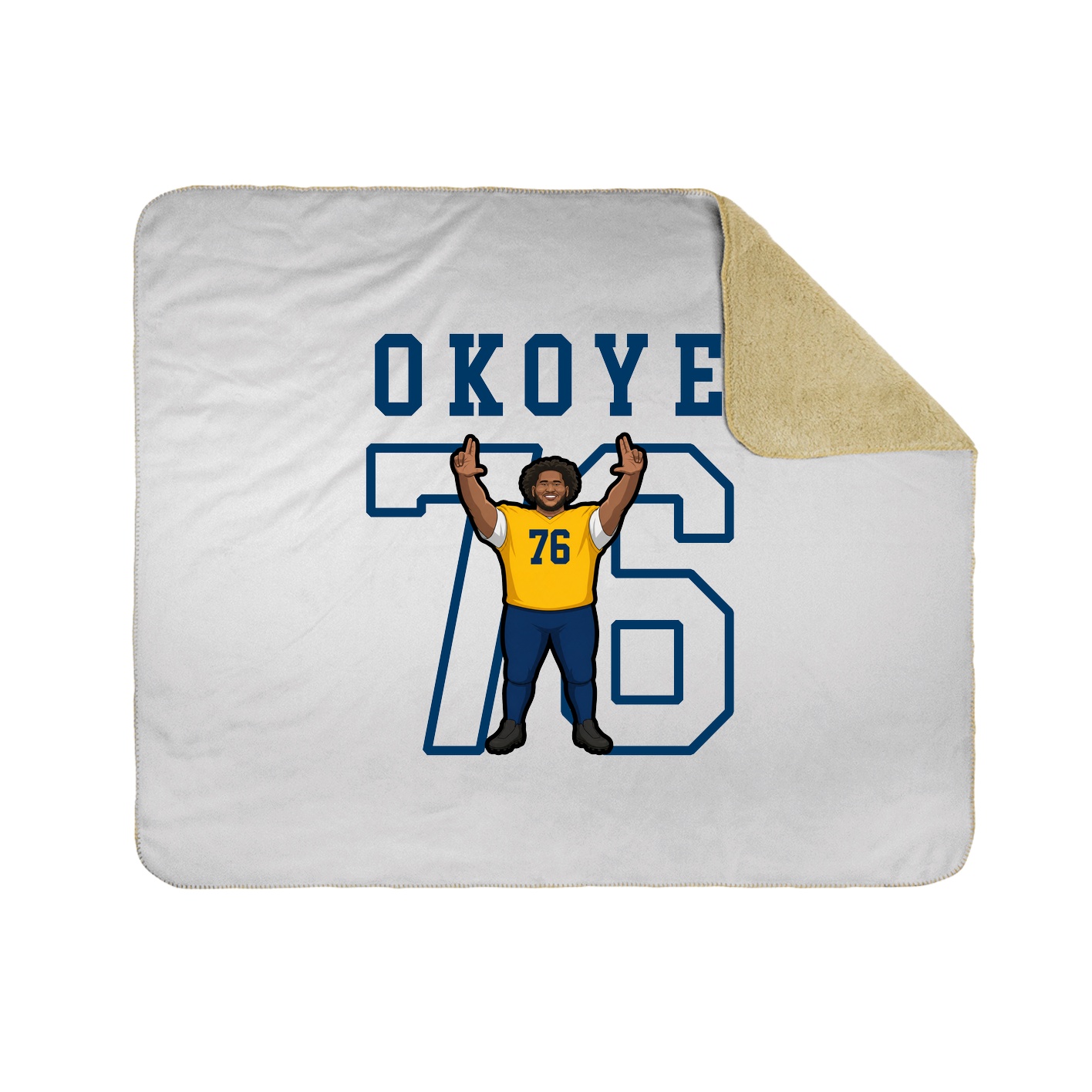 Throw Blanket — Shirsey in White