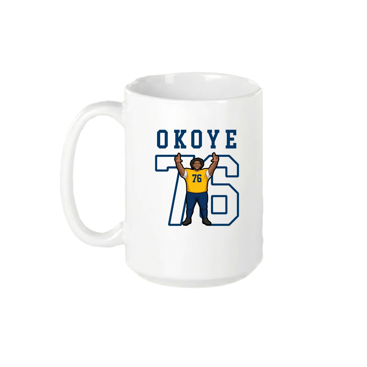 15oz Coffee Mug — Shirsey in White
