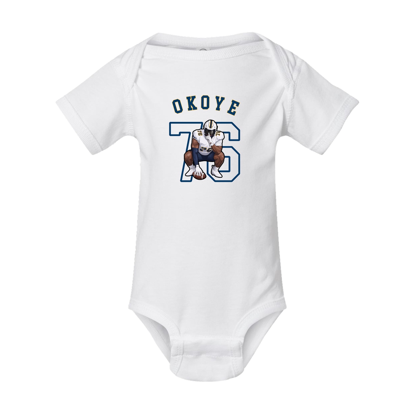 Baby Onesie — Shirsey Arch in White
