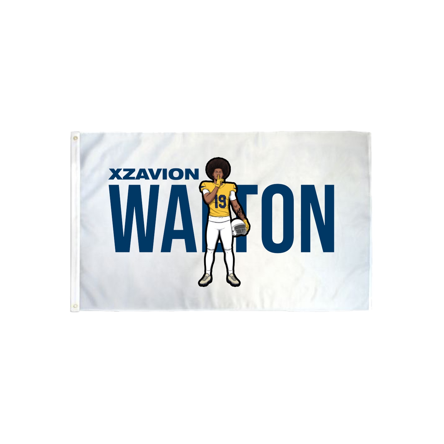 3x5 Flag — Player Name in Classic