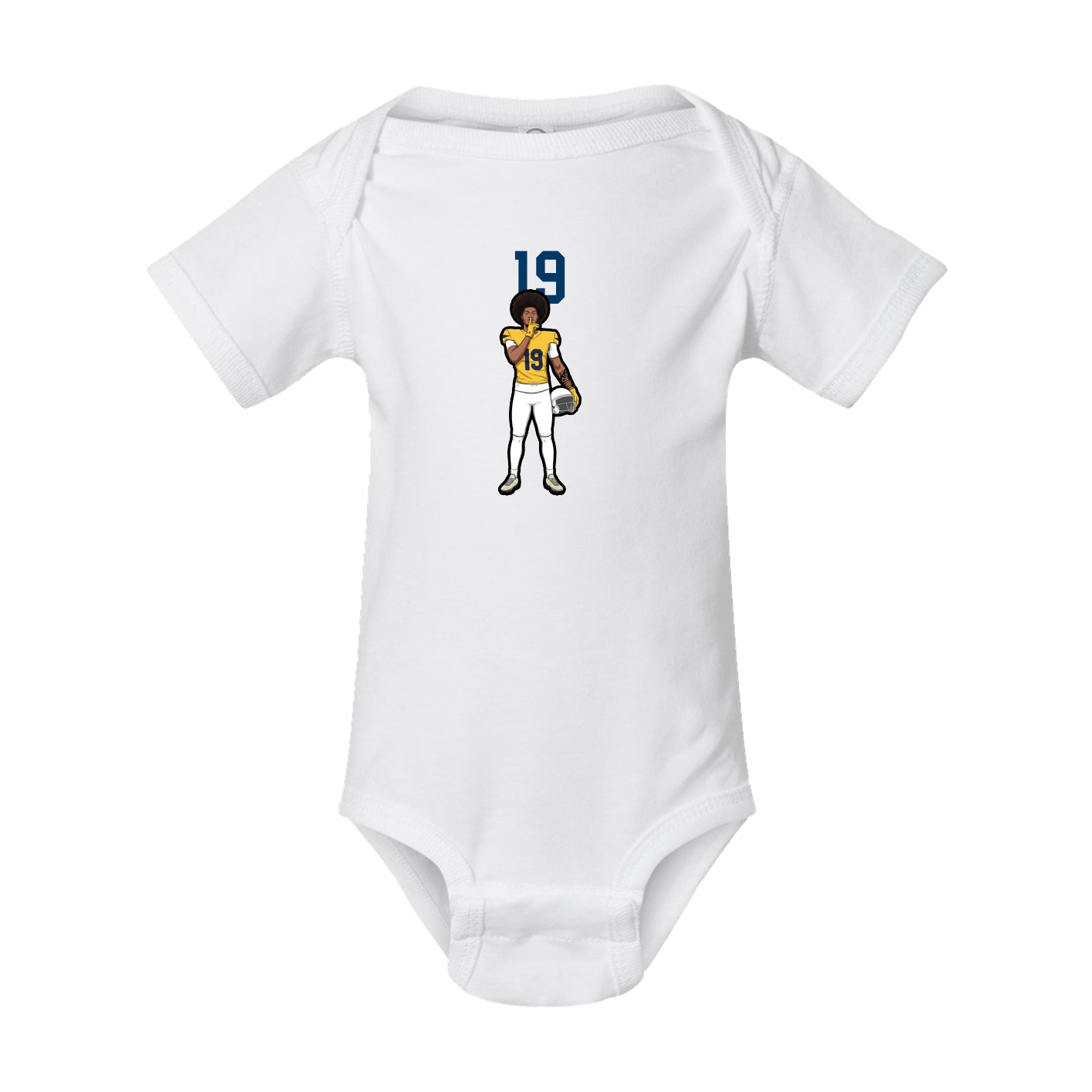 Baby Onesie — Number Top in White