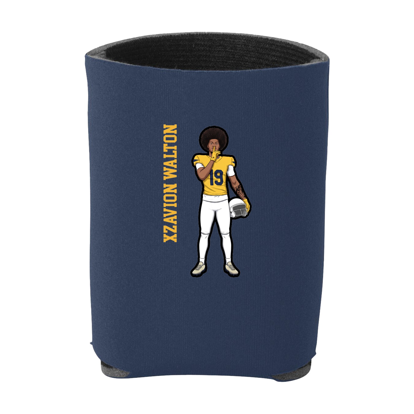 Can Holder — Name Vertical in Navy