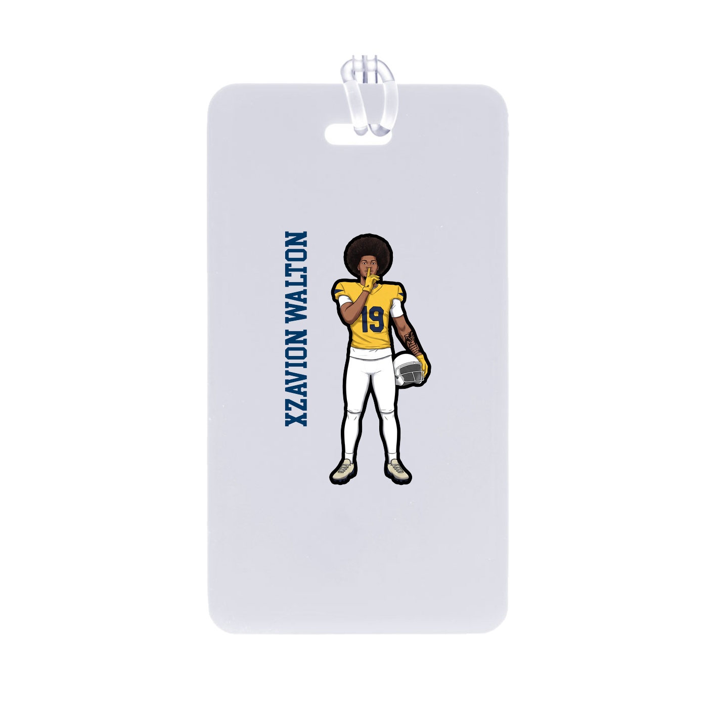 Bag Tag — Name Vertical in Classic