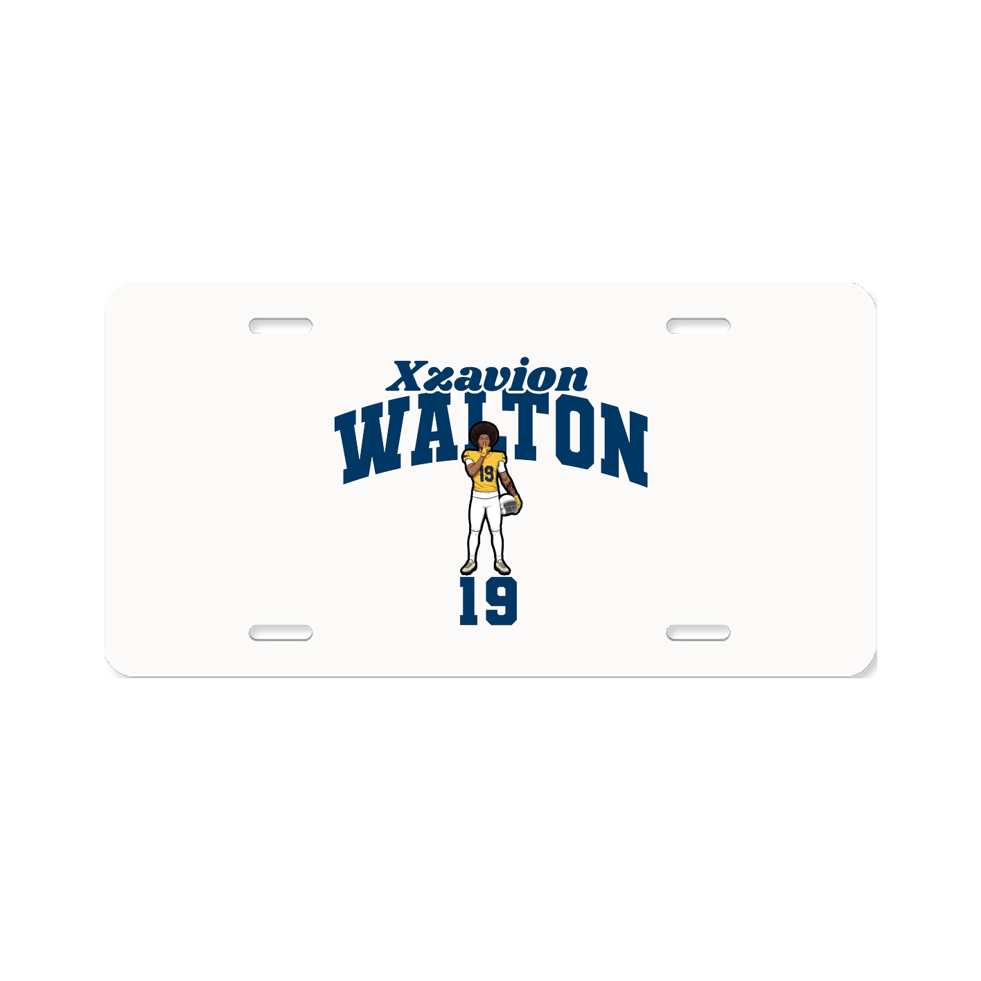 License Plate — Signature Arch in Classic