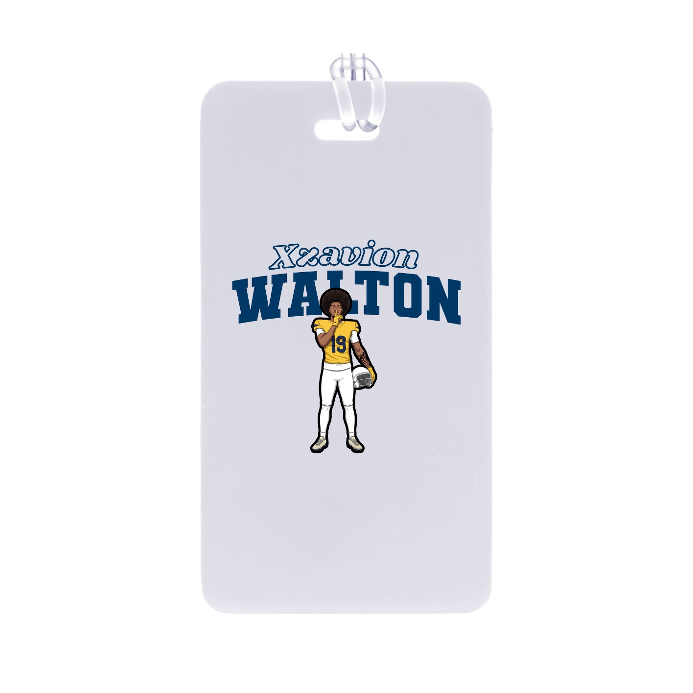 Bag Tag — Name Arch in Classic