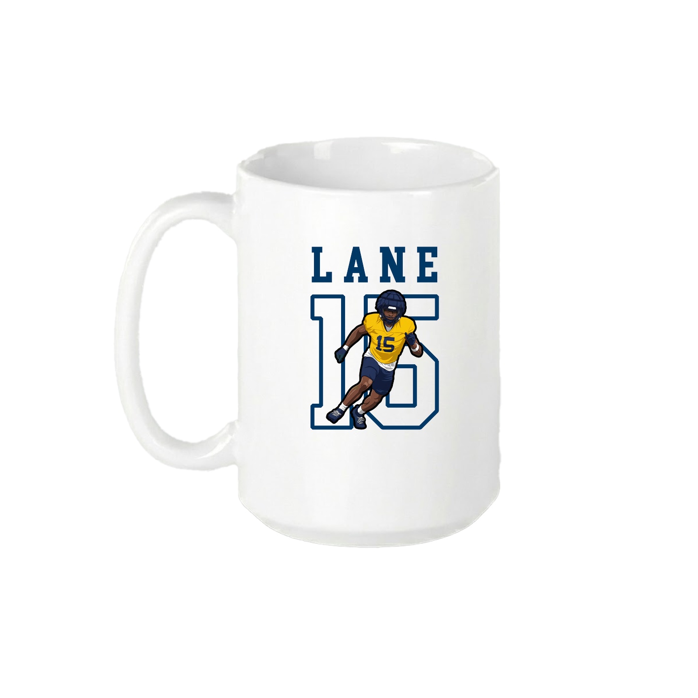 15oz Coffee Mug — Shirsey in White