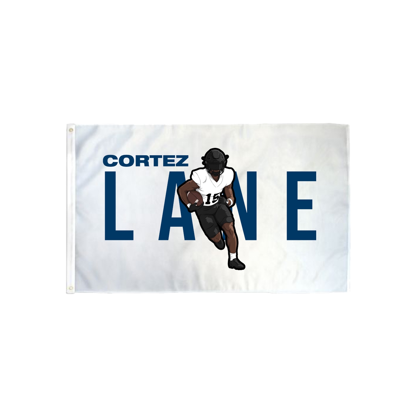 3x5 Flag — Player Name in Classic