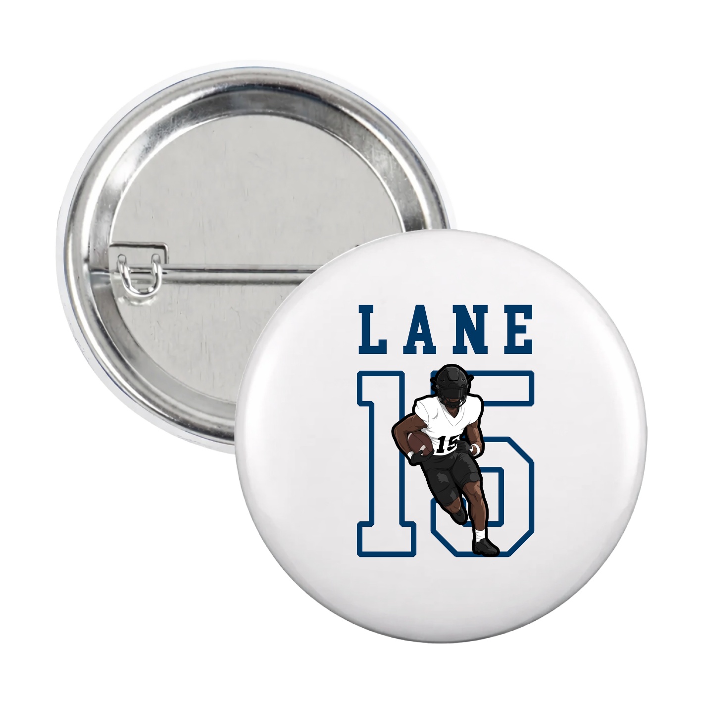 Game Day Button — Shirsey in White
