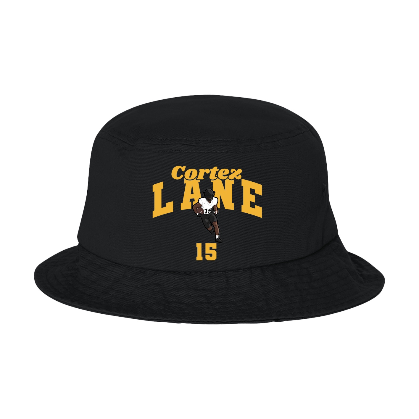 Bucket Cap — Signature Arch in Black