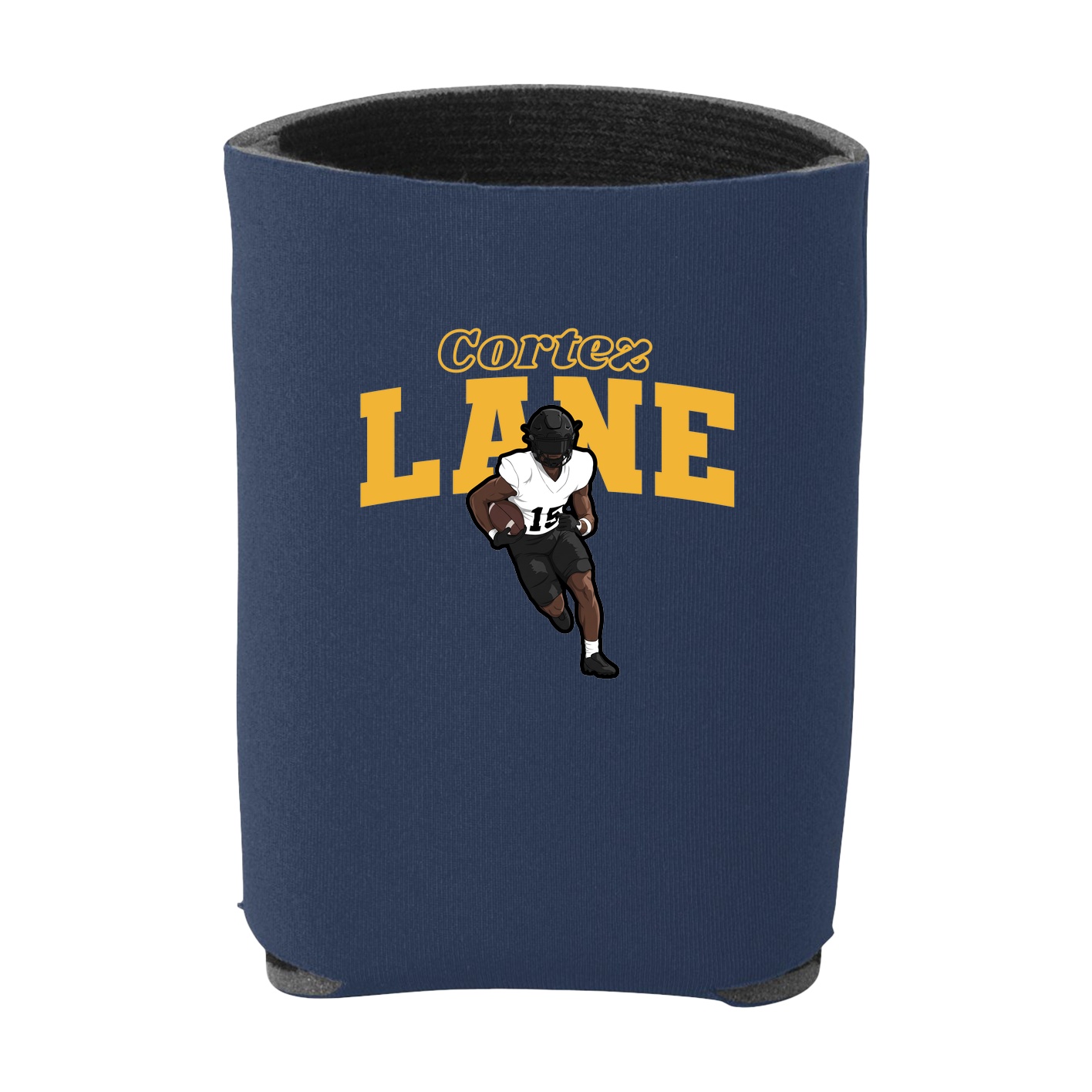 Can Holder — Name Arch in Navy