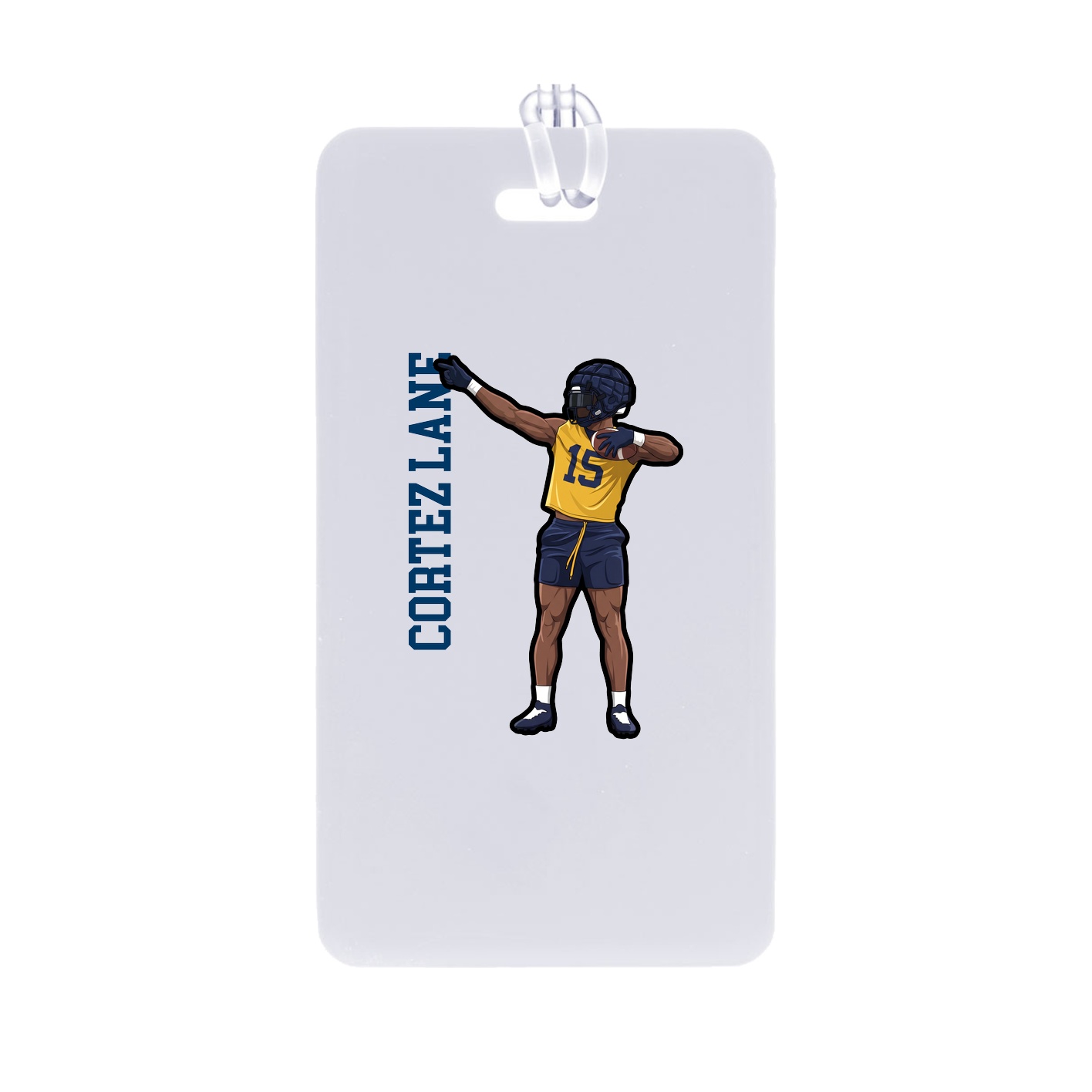 Bag Tag — Name Vertical in Classic