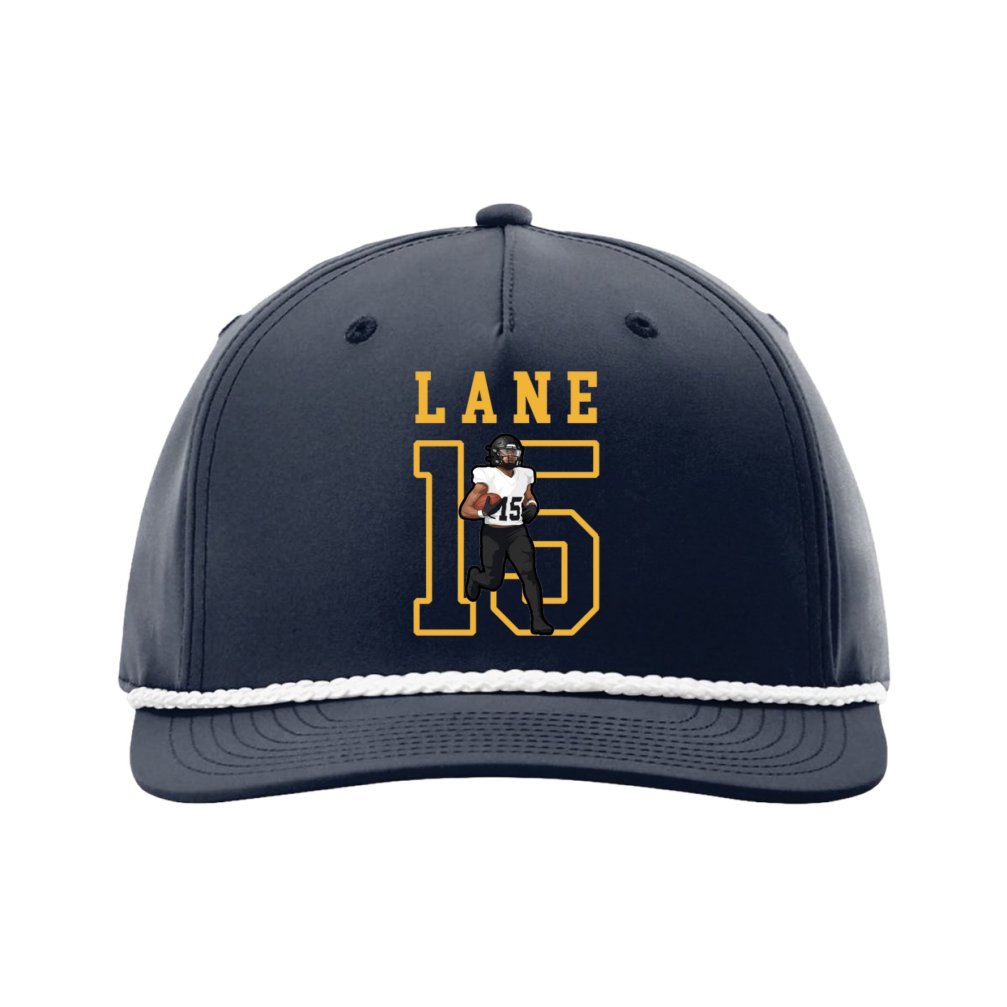 Five-Panel Classic Rope Cap — Shirsey in Navy